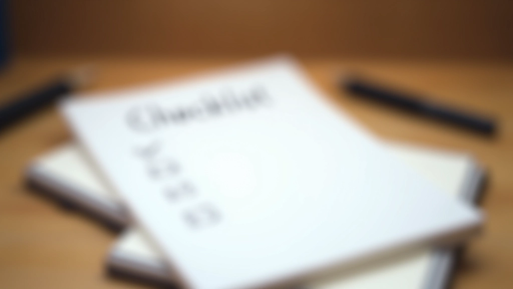 Checklist and planning notes for evaluating dance schools with pen and notebook